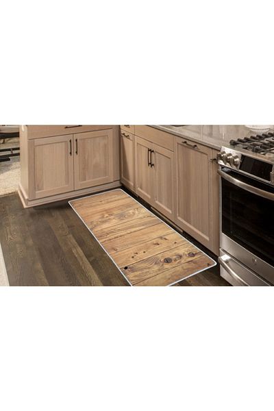 Colorix Carpet Non-Slip Base Countertop Kitchen Mat 75x150 Cm No: 048