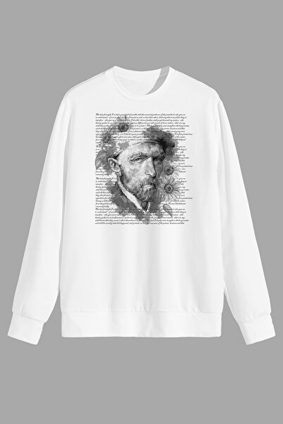 perseusshopping Art Vincent Van Gogh Štampano Bela unisex majica