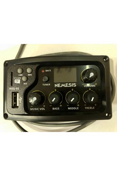 Nemesis Rhythm Equalizer Neq-05 3 Bands Eq With Tuner