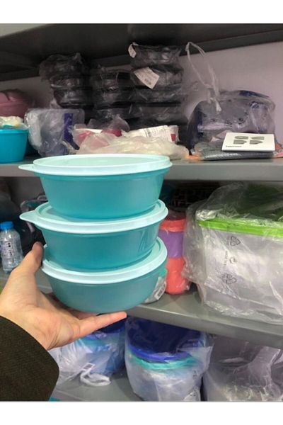 Tupperware 600 ml 3 Pieces of Sugar Solid - Storage Container, Tight Lid