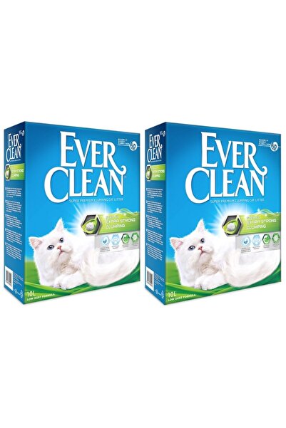Ever Clean Extra Strong Scented Kokulu Topaklaşan Kedi Kumu 10 L (2 Adet)