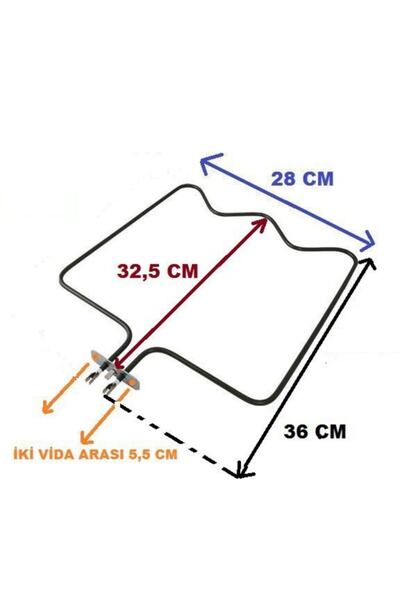 Beko Fırın M Tipi Turbo Rezistans Alt Rezistans Küçük Tip !!!