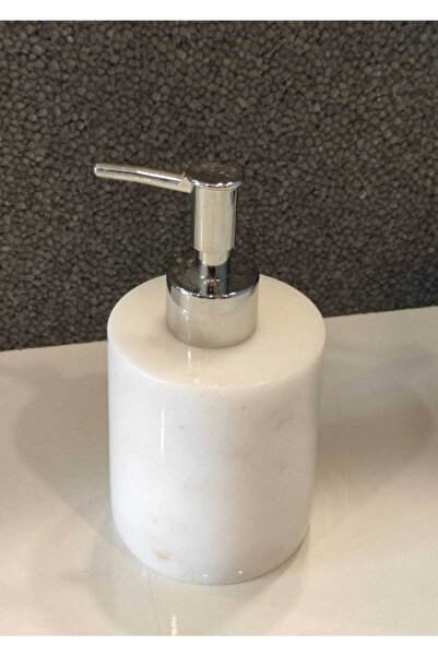 Polen Stone Dozator de săpun lichid din marmură albă