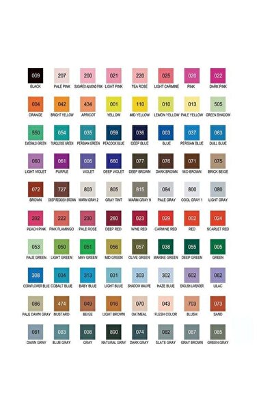 Zig Art & Graphic Twin Brush Pen Double Ended Drawing Pen Set of 80 TUT-80/80V