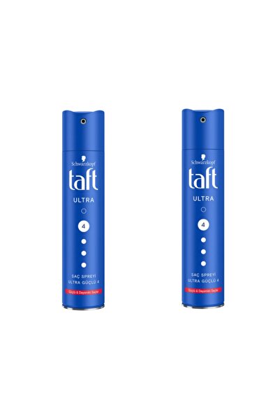 Schwarzkopf Taft 4 Ultra Güçlü Saç Spreyi 250ml 2'li