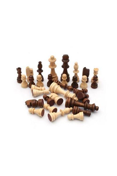 megame Large Size Wooden Chess Piece - 9 Cm King Piece - Wooden Chess Pieces