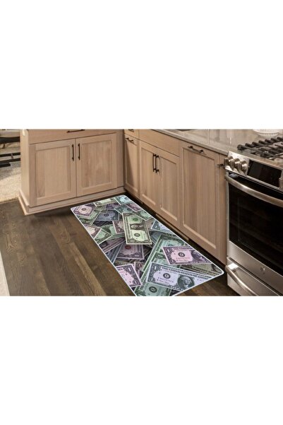 Colorix Carpet Kaymaz Taban Tezgah Önü Mutfak Paspası 75x150 Cm No: 293