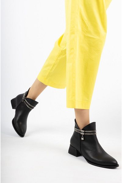 Moda Değirmeni Γυναικείες Πέτρινες Μπότες Md1092-116-0001