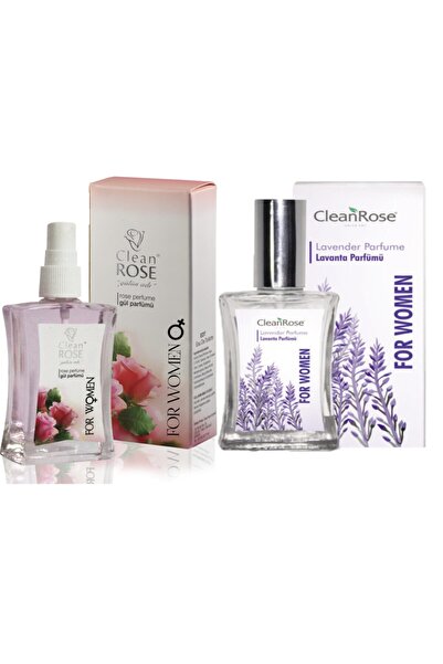 Clean Rose Isparta Kadın Parfüm Seti 40 Ml+ 40 Ml (gül Ve Lavanta)