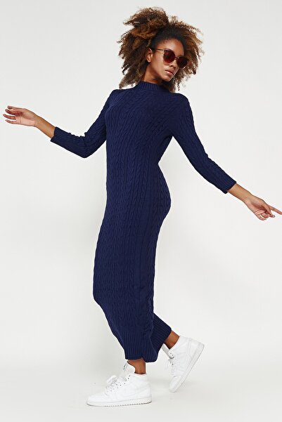 Hopoi Жіноче темно-синє трикотажне плаття Cck9090