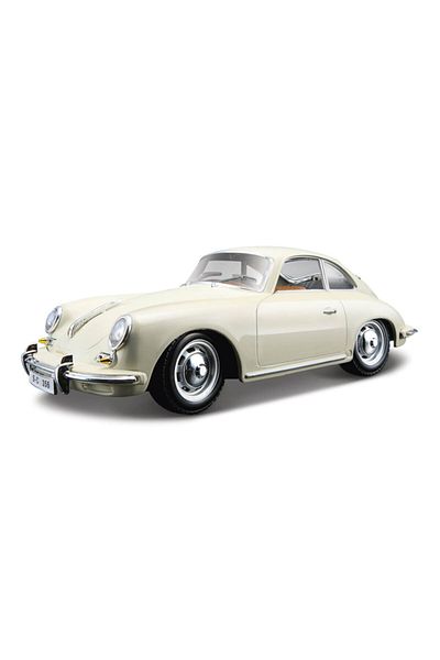 BBURAGO 1:24 Porsche 356B 1961 Girdle Cream Car