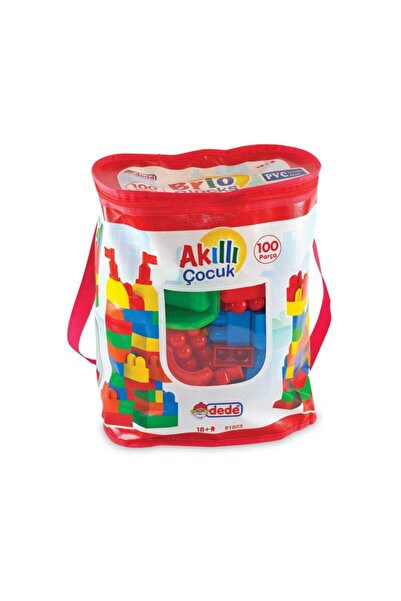 DEDE Akıllı Çocuk Renkli Bloklar 100 Parça