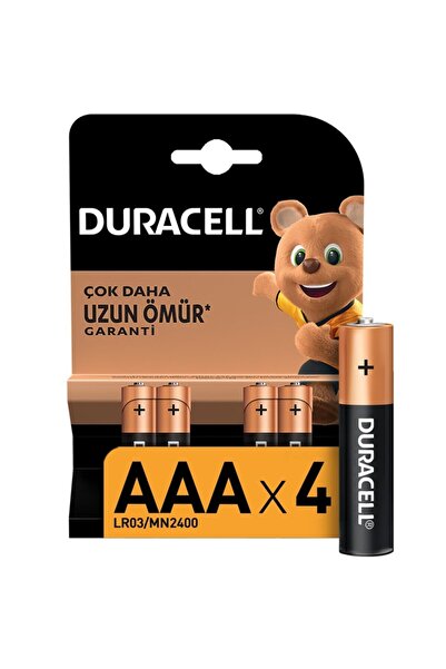 Duracell Alkalin Aaa Ince Kalem Pil 4 Adet
