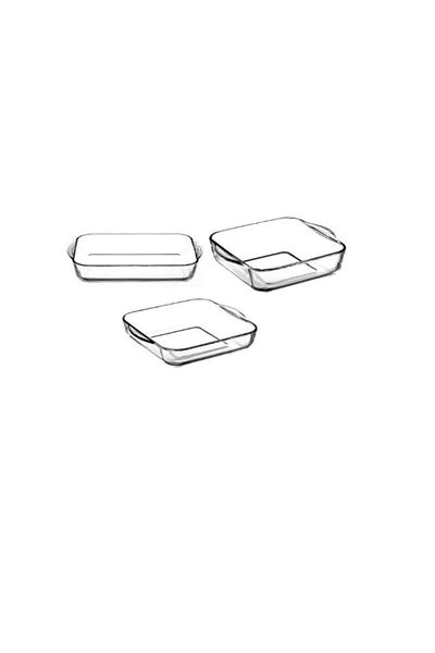 Paşabahçe 3 Piece Dowry Set
