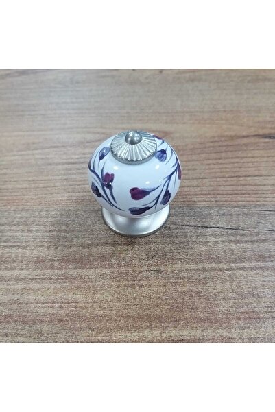 ARON 3020-30-153 Saten Rustik Porselen Düğme Kulp Mobilya Çekmece Dolap Komid...