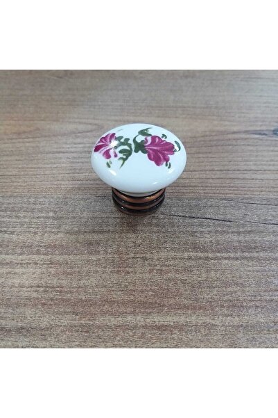 ARON 3010-21-290 Antik Bakır Rustik Porselen Düğme Kulp Mobilya Çekmece Dolap...