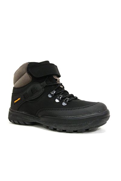 Kinetix Black Velcro Thermal Lined Children's Boots
