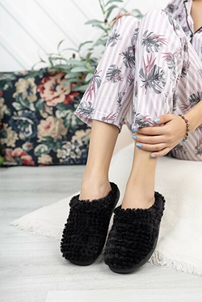 GEZER 13666 Kadın Ev Terliği Kışlık Terlik