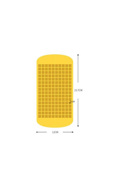 TT Tahtakale Toptancıları Silicone Mini Ice Mold with 160 Cubes