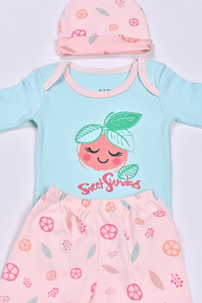 Alingo Cotton Baby Girl 3 Piece Set