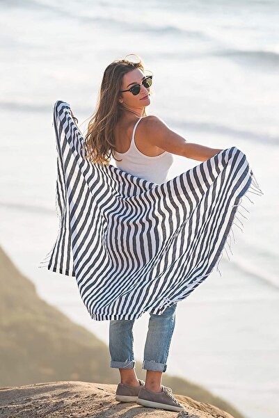 Zeynep Tekstil Stripe 75x150 cm-es ultra puha strandtörölköző