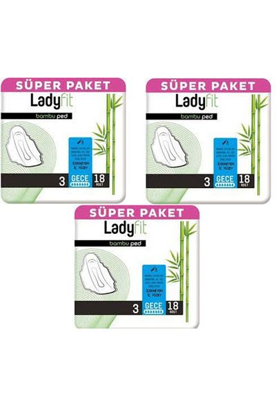 Baby Turco Ladyfit Bamboo Pad Super Night 18pcs