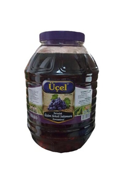 Üçel Turşuluk Üzüm Sirkeli Salamura Konsantresi 5 Lt