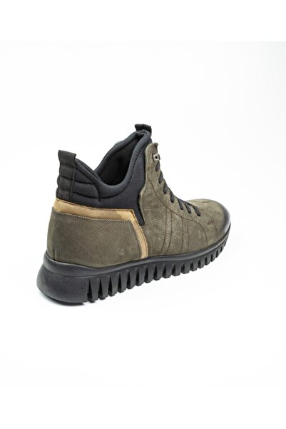 JAMES FRANCO 4683 Хакі шкіряні чоловічі черевики Хакі-41