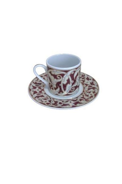 Kütahya Porselen Rüya 3861 Pattern Coffee Cup Set for 2 People