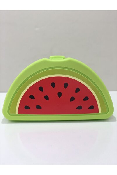 Genel Markalar Karpuz Model Lunch Box Saklama Kabı – Çatal Kaşık Hediyeli