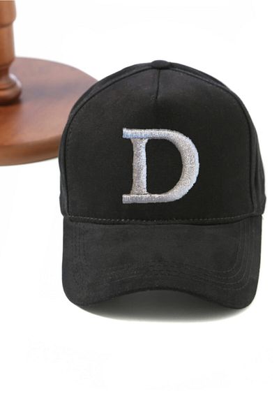 ŞapkaMania White D Luxury Gabardine Cap