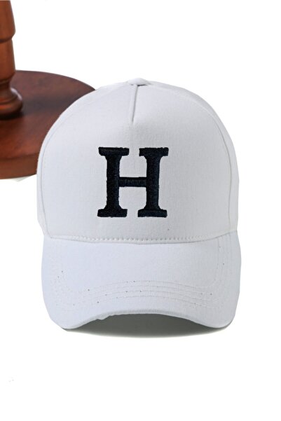 ŞapkaMania Black H Gabardine Cap