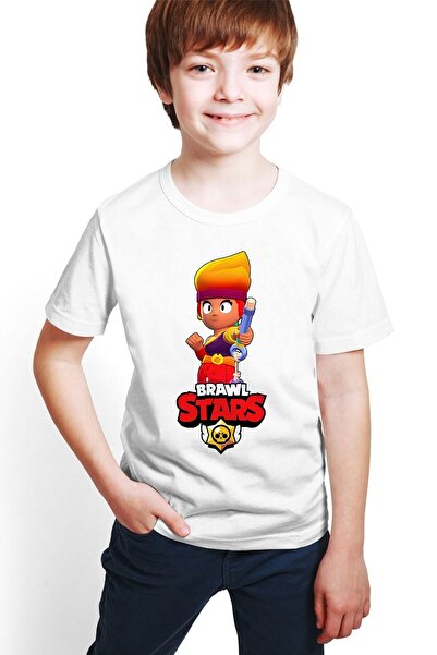 HediyeCenter Παιδικό T-shirt Brawl Stars Amber Printed T-shirt D03