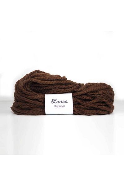 Lanea Big Wool Χοντρό Μαλλί / Σκούρο Καφέ / 015 / 500 γραμμάρια