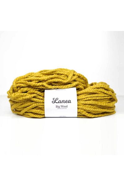 Lanea Big Wool Χοντρό μαλλί / Μουσταρδί Κίτρινο / 007 / 500 γραμμάρια