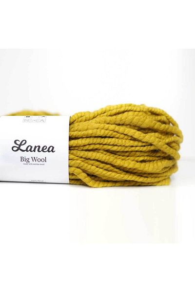 Lanea Big Wool Χοντρό μαλλί / Μουσταρδί Κίτρινο / 007 / 500 γραμμάρια