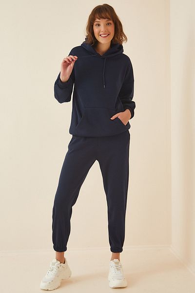 Happiness İstanbul Sweatsuit - Navy blue - Regular fit