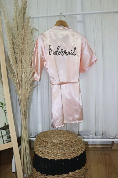 Peppaman Nedime Sabahlığı ,bridesmaid Sabahlık ,saten Sabahlık