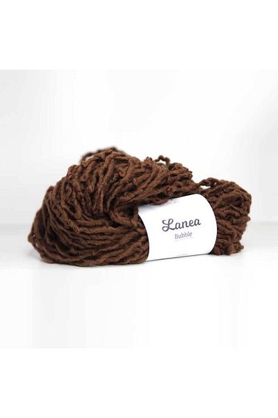 Lanea Bubble Bubble Wool String / Σκούρο Καφέ / 015 / 500 γραμμάρια