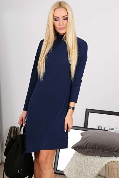 fasardi Asimetrik Kesim Elbise