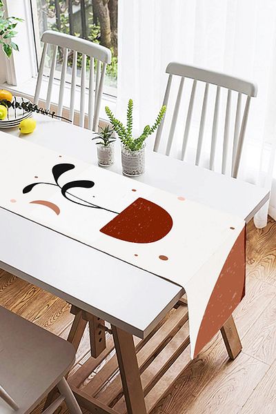 Realhomes Μοντέρνο Suede Runner με ψηφιακή εκτύπωση ειδικής σχεδίασης