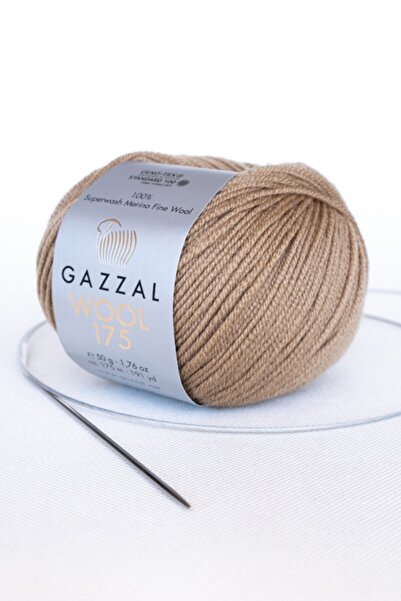 Gazzal Super Washing Wool 175 - 100% Merino, First Class, 50Gr Knitting Yarn (308)