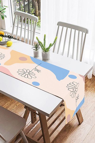 Realhomes Μοντέρνο Suede Runner με ψηφιακή εκτύπωση ειδικής σχεδίασης