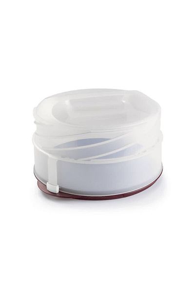 Tupperware Accordion Pastry Serving - Adjustable Cake Storage Container Hsgl
