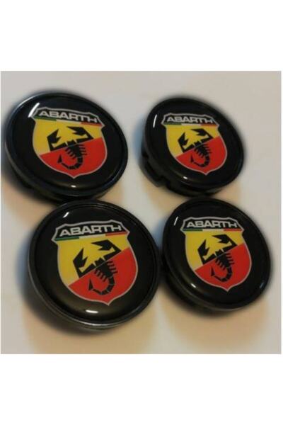 YED Jant Göbeği Abarth 65/62 62mm Yuva 4'lü Set Alüminyum