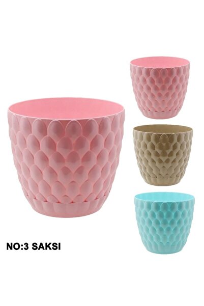 Güntem Aly407 3 No Kozalak Saksı