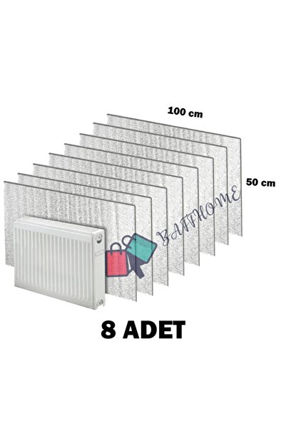 baffhome Isı Yalıtımlı Radyatör Petek Arkası Sıcaklık Tasarruf Kalorifer Izopan Levhası 8 Adet