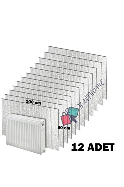 baffhome Isı Yalıtımlı Radyatör Petek Arkası Sıcaklık Tasarruf Kalorifer Izopan Levhası 12 Adet