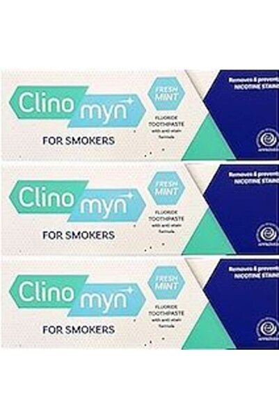 Clinomyn Sigara İçenler İçin Diş Beyazlatan Diş Macunu 3X75 ml