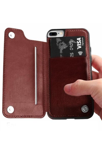 Lima iPhone 8 Plus Compatible Case Durable Wallet Case with Card Holder